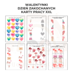 Walentynkowe karty pracy XXL PDF - obrazek 3