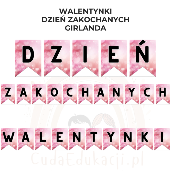 Walentynkowe karty pracy XXL PDF - obrazek 5