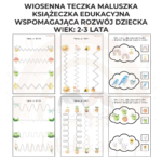 Wiosenna teczka maluszka 2-3 lata karty pracy PDF - obrazek 3
