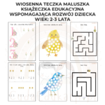 Wiosenna teczka maluszka 2-3 lata karty pracy PDF - obrazek 4