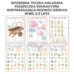 Wiosenna teczka maluszka 2-3 lata karty pracy PDF - obrazek 6
