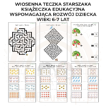 Wiosenna teczka starszaka 6-7 lata karty pracy PDF - obrazek 5