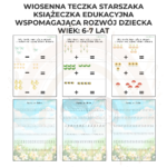 Wiosenna teczka starszaka 6-7 lata karty pracy PDF - obrazek 6