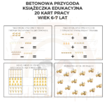 Betonowa Przygoda. Książeczka edukacyjna PDF, 20 kart pracy 6-7 lat - obrazek 3