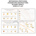 Betonowa Przygoda. Książeczka edukacyjna PDF, 20 kart pracy 6-7 lat - obrazek 5