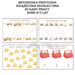 Betonowa Przygoda. Książeczka edukacyjna PDF, 20 kart pracy 6-7 lat - obrazek 6