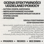 Analiza skuteczności i efektywności udzielanej pomocy – I etap edukacyjny, komplet wzorów, słowniczków i opisów