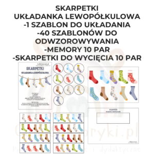 Skarpetki - układanka lewopółkulowa PDF