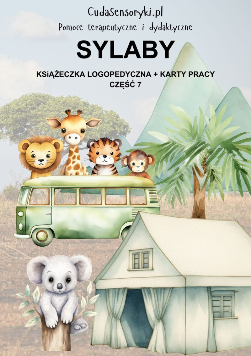 SYLABY K i G Książeczka logopedyczna + karty pracy PDF