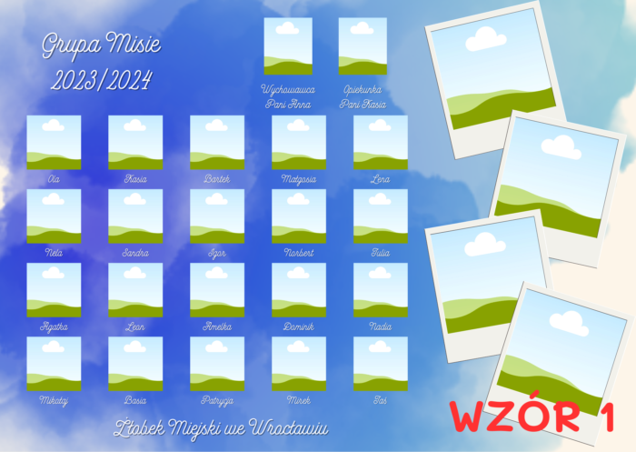 Tablo żłobkowe PDF do samodzielnego wydruku