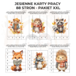 Jesienne karty pracy - pakiet XXL PDF