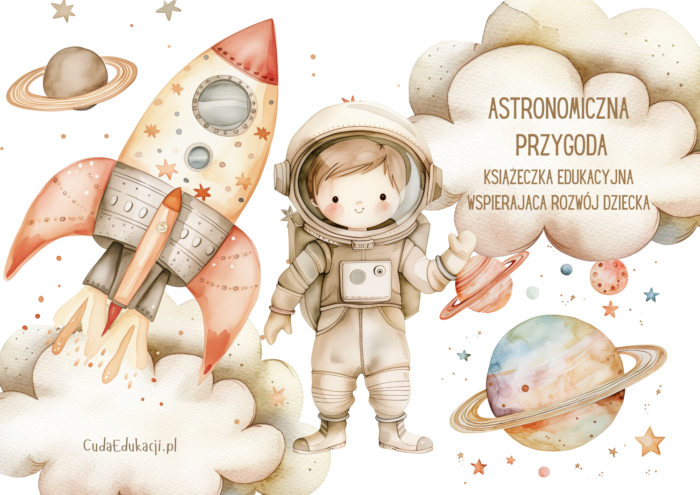 Astronomiczna Przygoda. Książeczka edukacyjna PDF, 16 kart pracy 5-6 lat