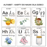 Alfabet – Karty do nauki dla dzieci