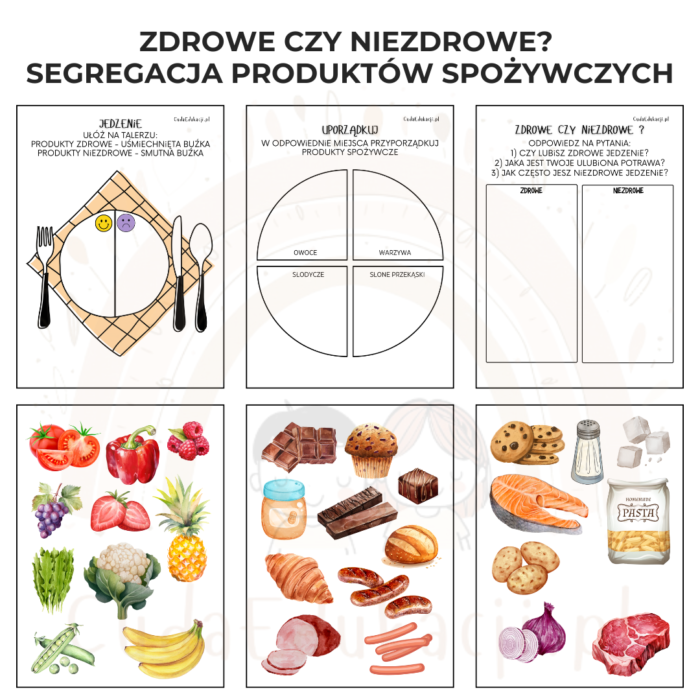 Zdrowe czy niezdrowe? Segregacja produktów spożywczych