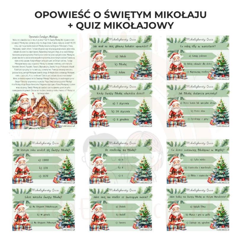 Opowiadanie o Świętym Mikołaju na Boże Narodzenie