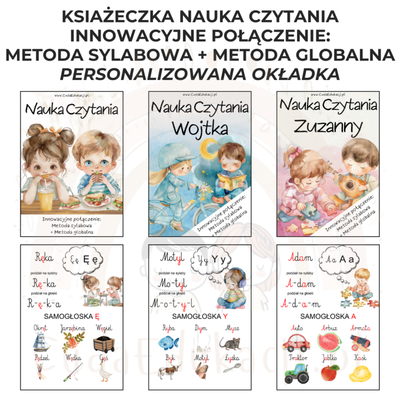 Książa do nauki czytania: metoda sylabowa i metoda globalna PDF