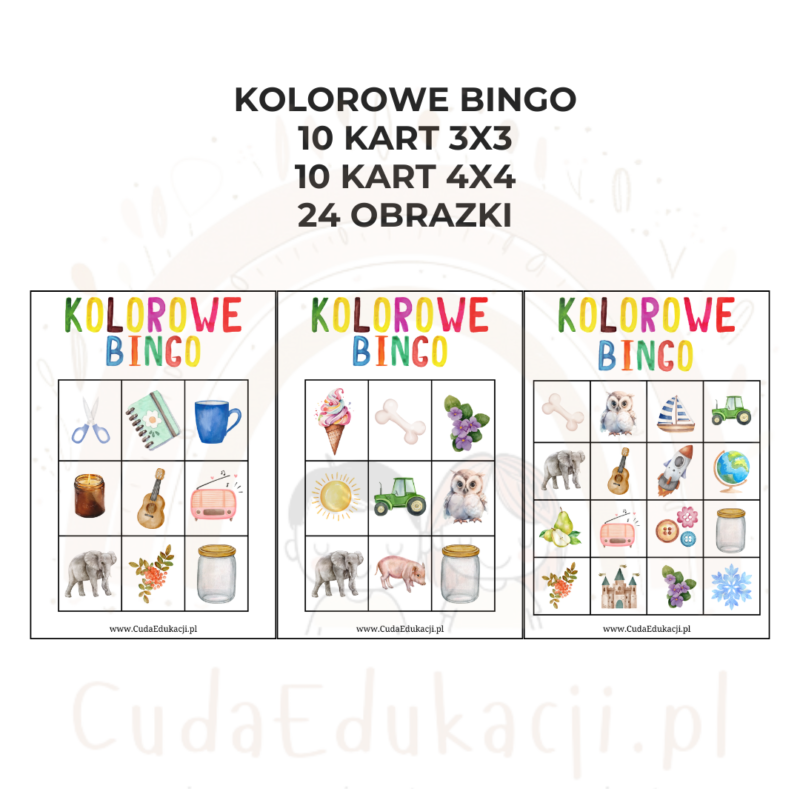 Kolorowe bingo
