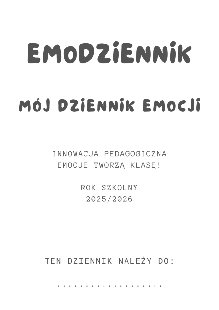 Innowacja pedagogiczna „Emocje tworzą klasę!” dla klas I-III w SP - obrazek 5