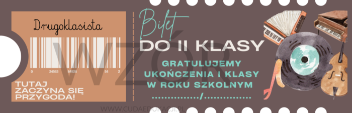 Bilet do II klasy na zakończenie roku szkolnego - obrazek 6