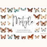 Motyle. Książeczka edukacyjna PDF, 20 kart pracy 4-5 lat