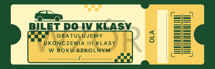 Bilet do IV klasy na zakończenie roku szkolnego - obrazek 6