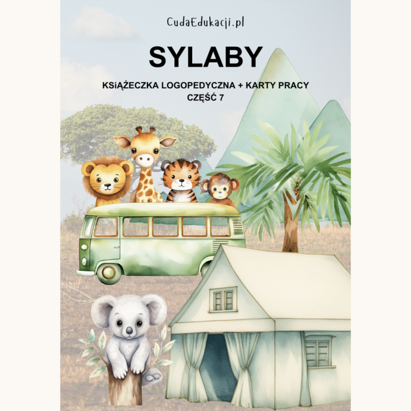 SYLABY K i G Książeczka logopedyczna + karty pracy PDF