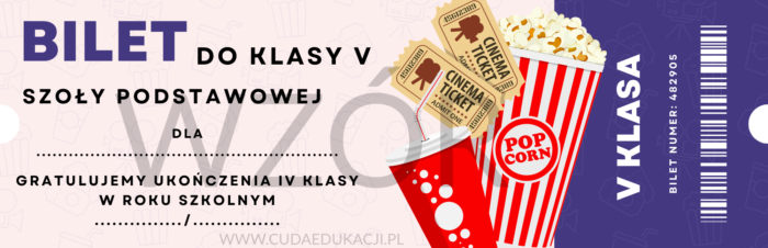 Bilet do V klasy na zakończenie roku szkolnego - obrazek 5
