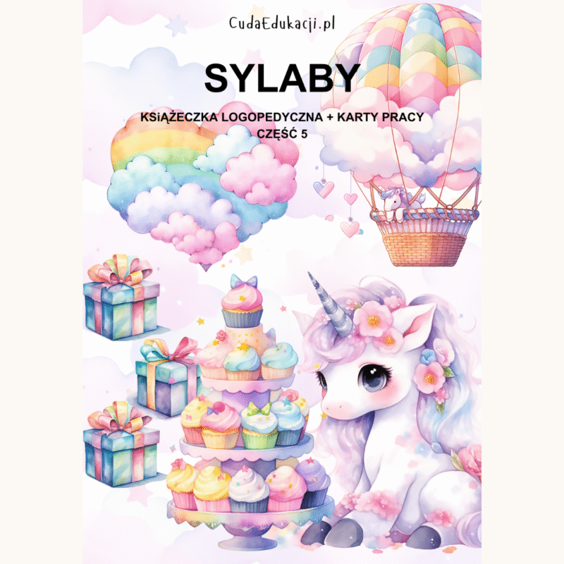 SYLABY T i D Książeczka logopedyczna + karty pracy PDF