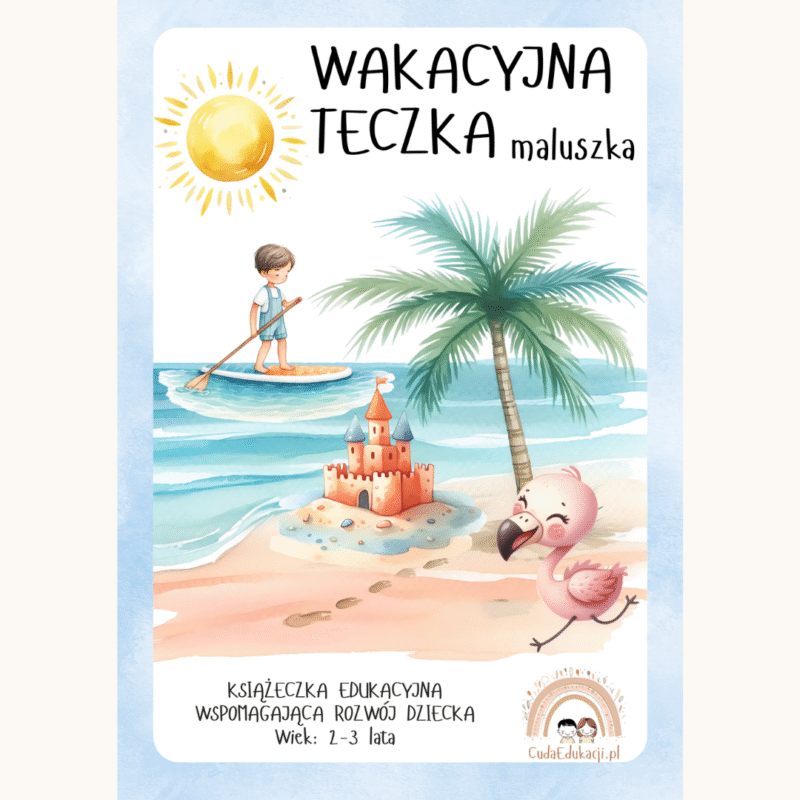 Wakacyjna teczka maluszka 2-3 lata karty pracy PDF