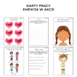 Karty pracy: Empatia w akcji - przyjacielskie serce: przedszkole, edukacja wczesnoszkolna, rewalidacja, klasy II-V. - obrazek 2