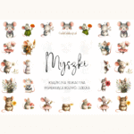 Myszki. Książeczka edukacyjna PDF, 20 kart pracy 4-5 lat