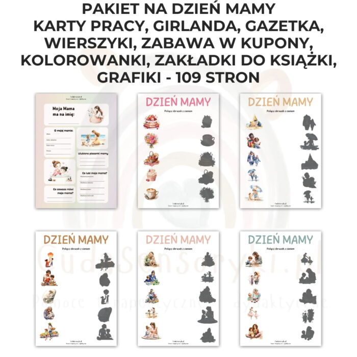 Zestaw Dzień Rodziny + Dzień Mamy + Dzień Taty + Kolorowanki - obrazek 4