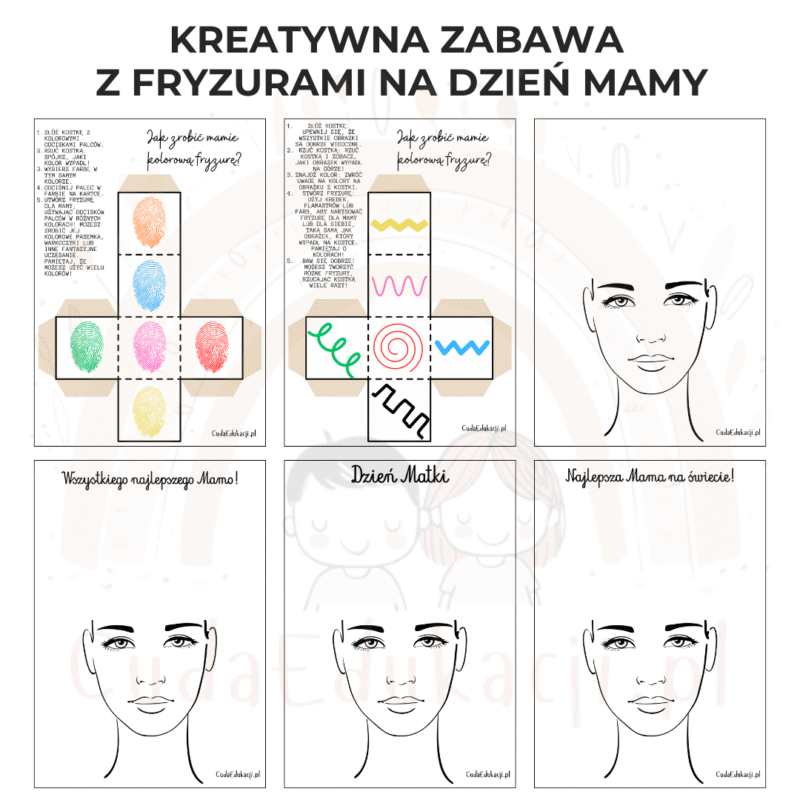 Kreatywna Zabawa z Fryzurami na Dzień Mamy