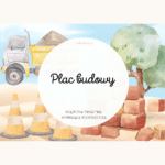 Plac budowy. Książeczka edukacyjna PDF, 20 kart pracy 2-3 lata