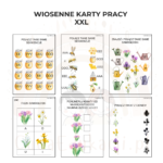 Wiosenne karty pracy - pakiet XXL PDF