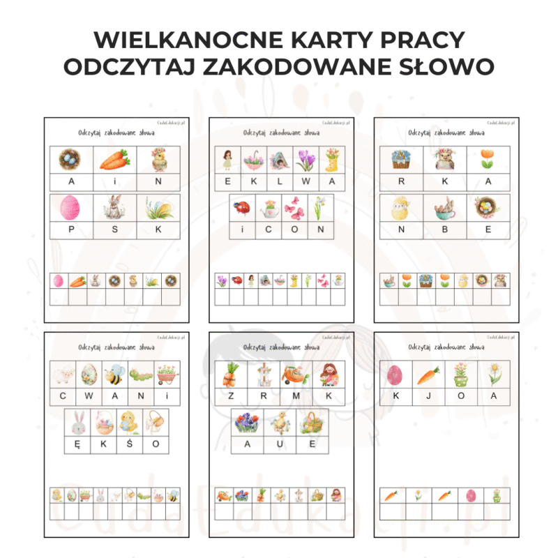 Wielkanocne kodowanie - Odczytaj zakodowane słowo