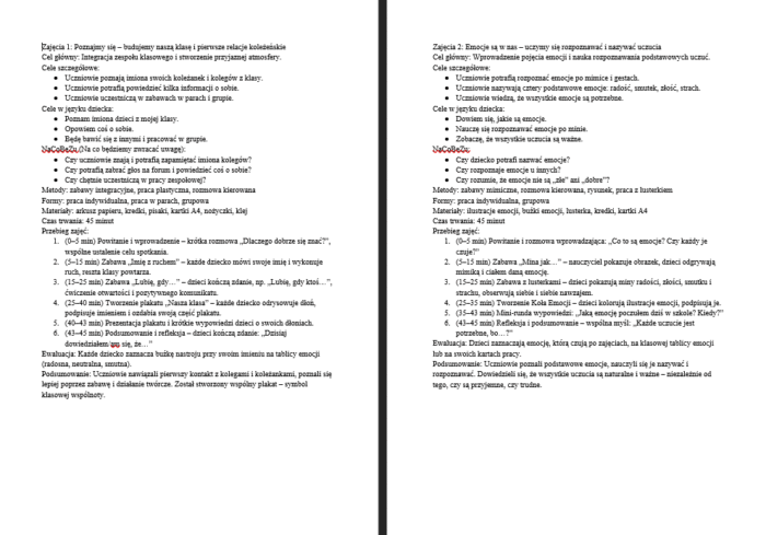 Innowacja pedagogiczna „Emocje tworzą klasę!” dla klas I-III w SP - obrazek 7