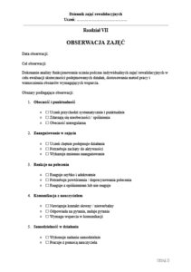 Dziennik Zajęć Rewalidacyjnych - szkoła podstawowa + przedszkole - obrazek 4