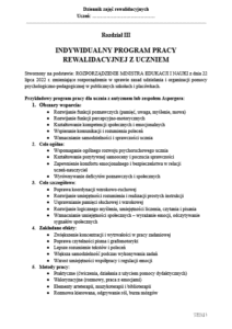 Dziennik Zajęć Rewalidacyjnych - szkoła podstawowa + przedszkole - obrazek 7