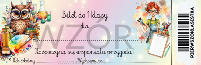 Bilet na rozpoczęcie 1 klasy - obrazek 3