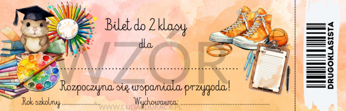 Bilet na rozpoczęcie 2 klasy - obrazek 2