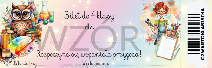 Bilet na rozpoczęcie 4 klasy