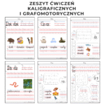 Zeszyt do kaligrafii i grafomotoryki – ALFABET i CYFRY - obrazek 4