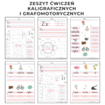 Zeszyt do kaligrafii i grafomotoryki – ALFABET i CYFRY - obrazek 6