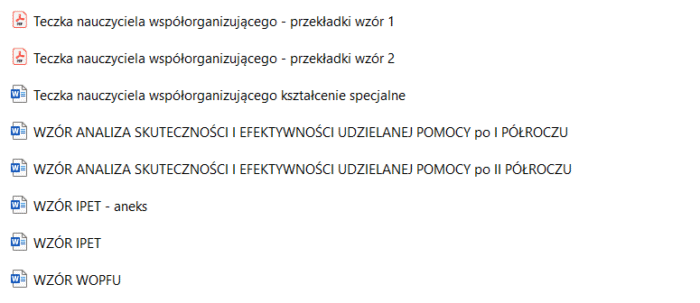Teczka nauczyciela współorganizującego kształcenie specjalne – uczeń z niepełnosprawnością intelektualną w stopniu lekkim - obrazek 12